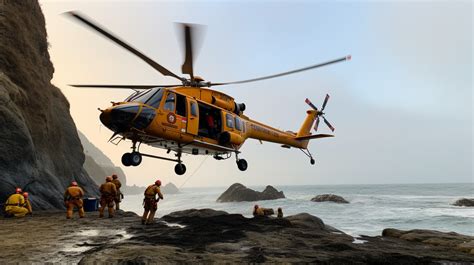 Man rescued from Mori Point cliff in Pacifica by police helicopter Saturday